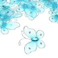 thumbnail image 3 of 100 Pcs Mariposas De De Color Azules,Amarillos Tejido Suministro De Envoltorio preestablecer De Yotijar Mariposas de la media de la malla, 3 of 10