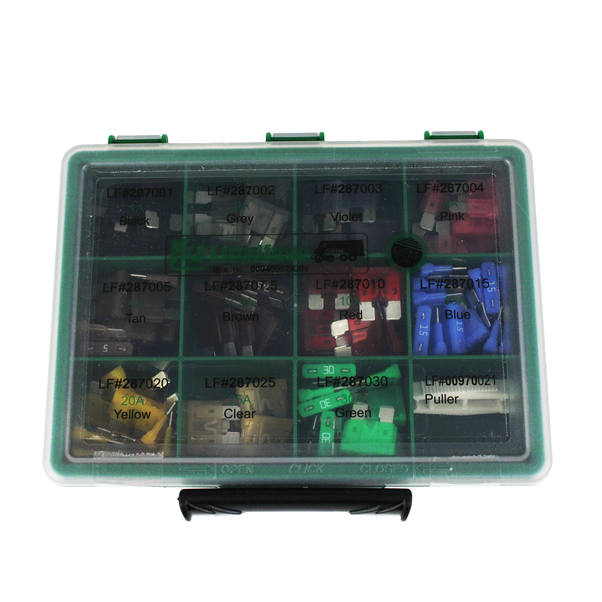 Littelfuse 00940957XXN 2A30A ATO Fuse Kit 100 Pc