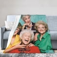 thumbnail image 2 of Super Soft Flannel Throw Golden Girls Blanket 80"X60" For Bed, Sofa, Camping, Cold Cinema Or Travel,Gift For Your Family And Friend, 2 of 4