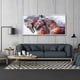 thumbnail image 2 of Cuadros Decorativos Pintura de diamantes Caballos de piel coloridos DIY Cuadro de pared de mosaico redondo completo 80x40cm JShteea  Nuevos Originales, 2 of 9