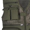 thumbnail image 4 of jinwen Men Fishing Vest Breathable Multi-Pocket Mesh Waistcoat Photo Travel Work Jacket XL, 4 of 8