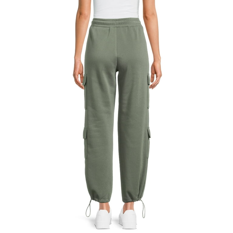 No Boundaries Women s Juniors Pull On Knit Cargo Joggers Sizes XS 3XL Walmart