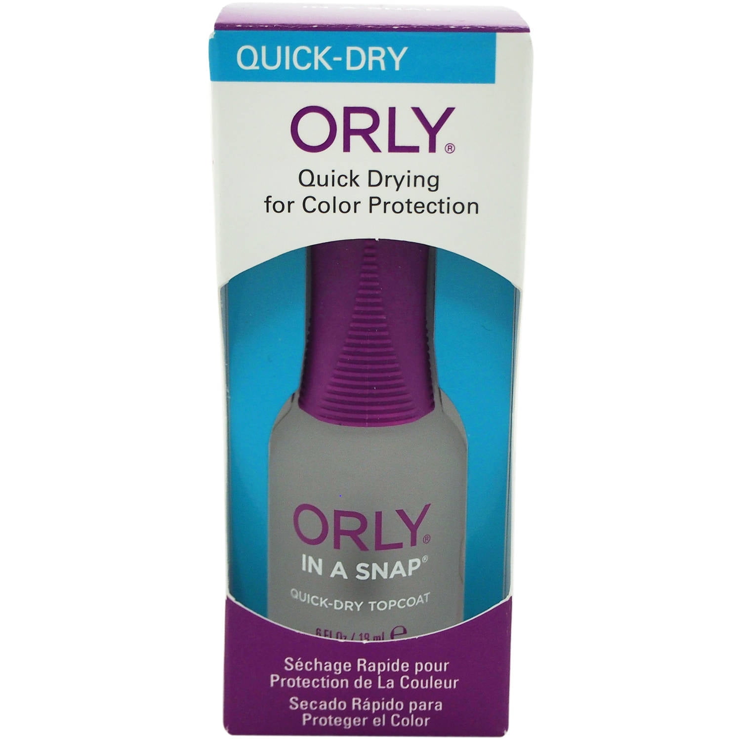 ORLY for Women In A Snap QuickDry Topcoat, 0.6 oz