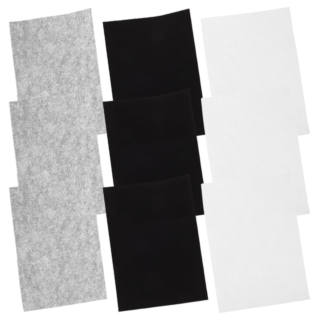BRIGHTFUFU 9 hojas de tela de fieltro para manualidades y proyectos de costura, hojas de fieltro para manualidades, hoja de tela de fieltro, manualidades, fieltro colorido