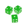 thumbnail image 3 of 100 pcs Translucent Green Acrylic Six Sided Party Games, 3 of 8