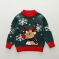 thumbnail image 1 of DPTALR Chandail à Enfiler pour Enfants et Chandail Tricoté de Noël pour Filles d'Hiver à Manches Longues, 1 of 4