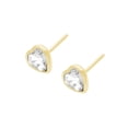 thumbnail image 2 of Arete para Mujer con Cristal Swarovski en Forma de Corazon Mini – Bañado en Oro 14k– Arete Elegante y Brillante, Aretes de Mujer de Moda– Joyería para Mujer de Moda– Regalo especial Ortiz Espinosa Temporada, 2 of 6