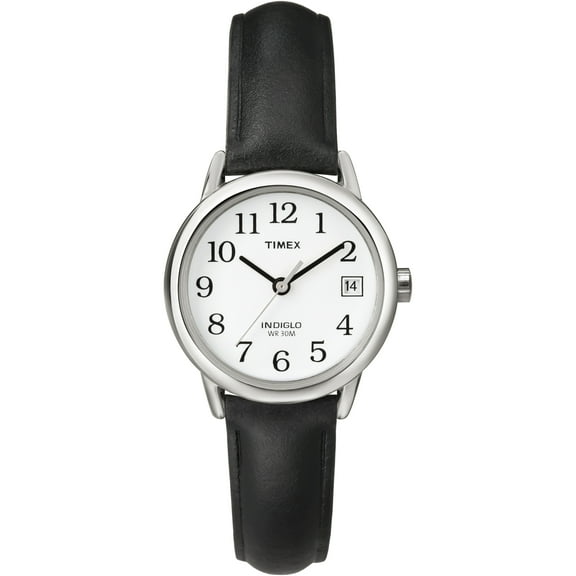 Timex Women's Easy Reader Date 25mm Leather Strap Watches