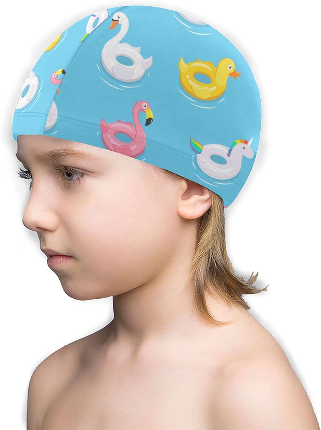 Swim Caps, Colorful Animals Floats Cute 