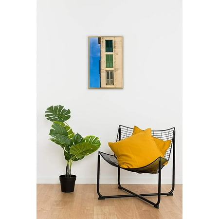 11x17 Metal Wall Poster Frame, Gold Frame (Aluminum Shiny Brushed), with Tempered Glass ...