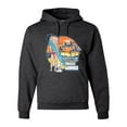 thumbnail image 1 of Wild Bobby, Betty Boop Endless Summer Beach the Dog Betty Boop Unisex Hoodie Sweatshirt, Heather Black, Large, 1 of 5