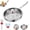 XL: 11.81in / 30cm, variant on 2026 New Titanium Frying Pan, Titanium Hammered Pan Pro with Lid, Uncoated Non-stick Pan, Pure Titaniums Frying Pan Multifunctional Non Stick for All Stoves (L: 11.02in / 28cm, No Lid)
