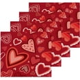 thumbnail image 2 of GZHJMY Valentine's Day Heart Cotton Washcloths Set of 2, 12"x12" Super Soft Absorbent Wash Cloths Bathroom Face Cloths Fingertip Towels for Gym Hotel and Spa, 2 of 7