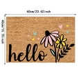 thumbnail image 3 of Bjutir Easter Doormat For Spring Carpet Funny Cute Doormat Door Mat Welcome Friends Doormat Funny Doormat New Home Door Mat For Easter Bunny Festival Hello Spring, 3 of 5