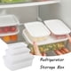 thumbnail image 1 of Xihbxyly Caja de Almacenamiento para Refrigerador, Contenedor Transparente Sellado de Gran Capacidad, Clasificación de Alimentos Frescos, Organización de La Cocina, Diseño Apilable, Ahorro de Espacio, 1 of 7