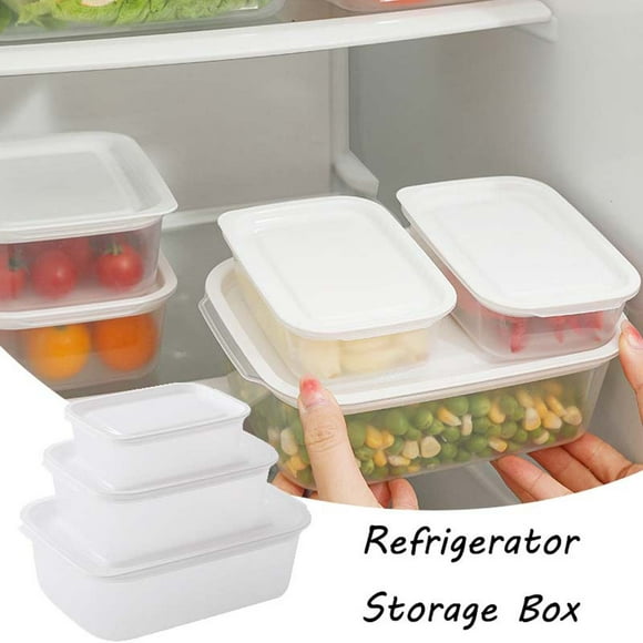 Vadktai Plastic Storage Box, Clear Bin Organizer