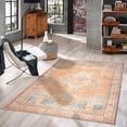 thumbnail image 4 of GLN Rugs Petra - Indoor, Machine Washable Area Rug 5'x7' Turkish Terra Home Carpet, 4 of 9