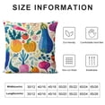 thumbnail image 5 of Qinduosi Watercolor Throw Pillow Covers Set of for Kids, Vegetables Pillow Covers Inch,Farm Plants Cushion Covers, Floral Decorative Pillow Covers, 5 of 5