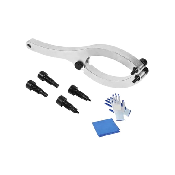 230mm Maximum Excavator Arm Nut (including M4/M6/M8 Pins) - Heavy Duty Hydraulic Cylinder Piston Wrench Kit ,Multi Purpose