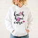 thumbnail image 4 of Sudadera con capucha y estampado de fe, esperanza y cura para el cáncer de mama, estilo informal para mujer, estilo Harajuku, manga larga, 4 of 5
