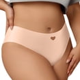 thumbnail image 2 of Warop Women's Ice Silk Triangle Panties, Solid Color Low Rise Seamless, Breathable and Comfortable for Daily Wear, 2 of 6