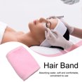 thumbnail image 4 of Turbante cosmético elástico antideslizante para envoltura de cabello ajustable para salón SPA Facial JShteea Cuidado Belleza, 4 of 6