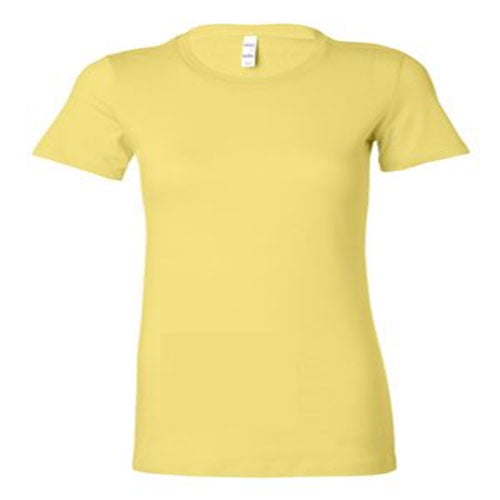 Ladies' Slim Fit T-Shirt - YELLOW - XL