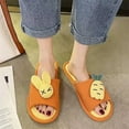 thumbnail image 2 of Biekopu Women's Soft-Lightweight Slippers Cute 3D Carrot Rabbit Anti-Slip Cozy House Shoes Indoor Bedroom Slippers, 2 of 4
