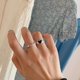 thumbnail image 1 of Conjunto de anillo de corazón de amor Punk de Corea, anillos geométricos plateados con personalidad para mujer, anillos góticos de moda de Hip Hop, regalo de joyería Tan Jianjun  unisex, 1 of 2