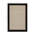 thumbnail image 2 of Mainstays Traditional Faux Sisal Olefin Black Border Indoor Living Room Area Rug, 5' x 7', 2 of 7