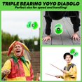 thumbnail image 2 of Triple cojinete Diabolo MAGICYOYO Pro, tamaño mediano, 12,7 cm, azul, 2 of 7