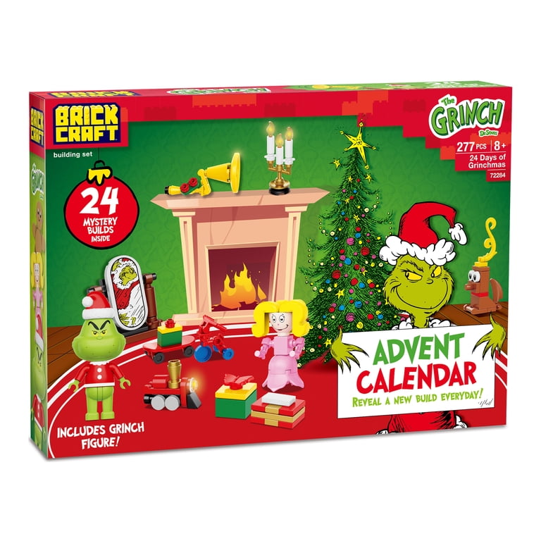 Brickcraft, Grinch Advent Calendar, Christmas - Walmart.com