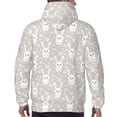 thumbnail image 7 of Lsque Rabbit And Heart Pattern Casual Men's Hoodie,Hooded Sweatshirt with Kangaroo Pocket,Pullover Hoodie-4X-Large, 7 of 7