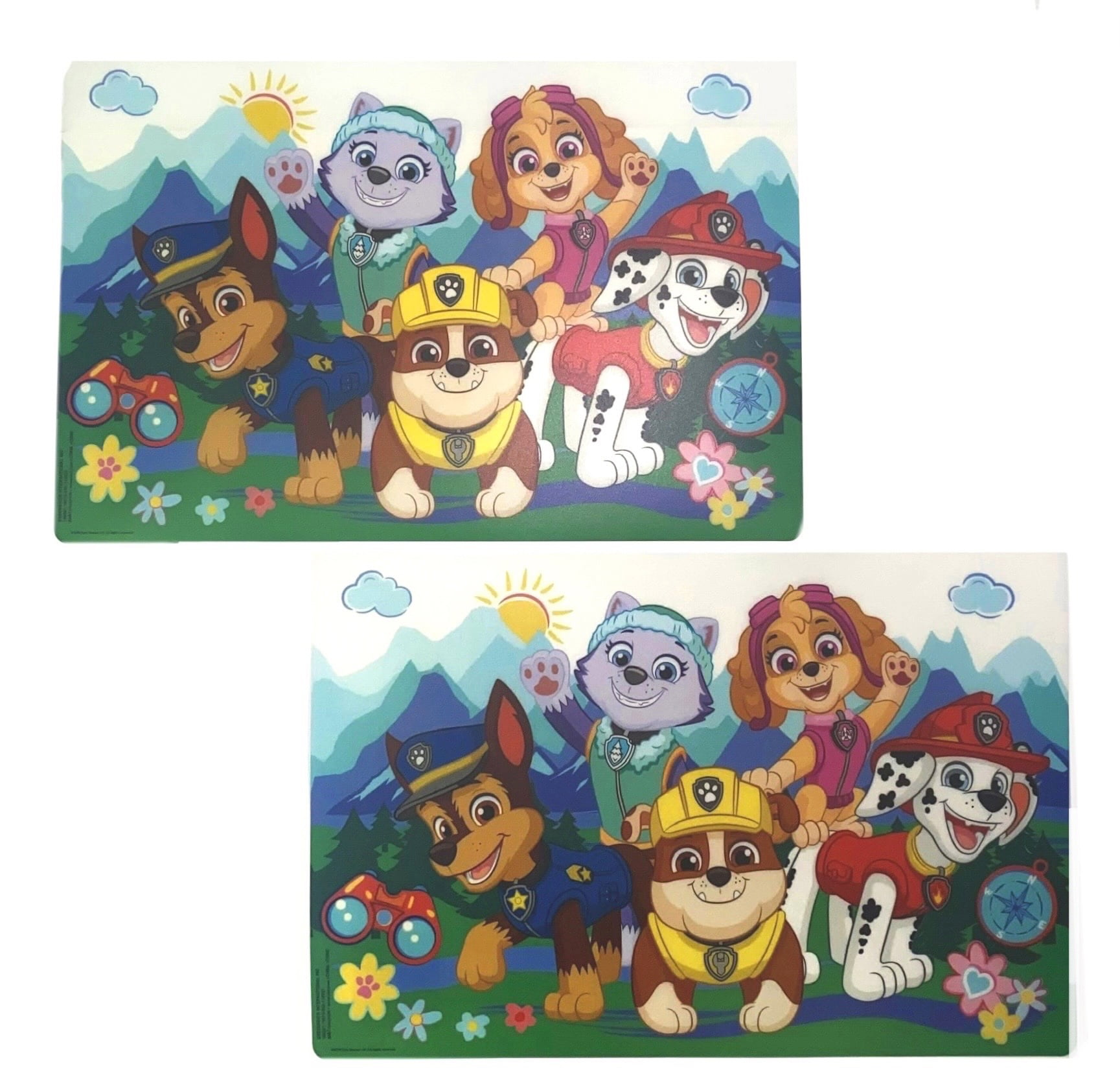 Paw Patrol Fun Colorful Decorative Party Favors Plastic Table Placemats ...