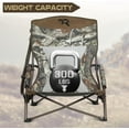 thumbnail image 3 of Low Camping Chair for Turkey Hunting Lightweight Heavy Duty with Carry Bag, 3 of 6