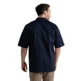 thumbnail image 3 of Chef Works Men's Volnay Chef Coat, Navy Poly Cotton Chef Jacket with Thermometer Pocket, XS, 3 of 6