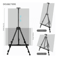 thumbnail image 4 of "Caballete Para Pintar De Arte Ajustable Portátil  Lab.g negro ", 4 of 5