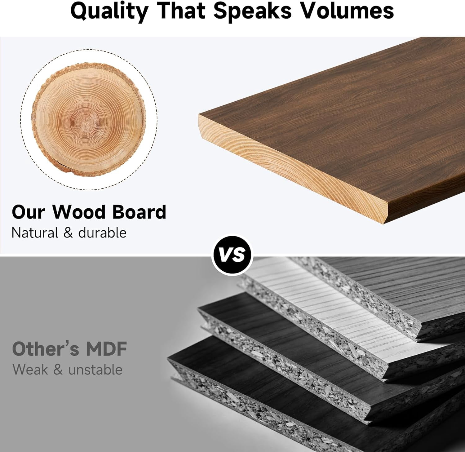 Dual Monitor Stand Riser with Storage, 35.4 Inch Wood Desk Shelf for 2 Monitors Laptop TV Organizer, Ergonomic Computer Stand Black Walnut