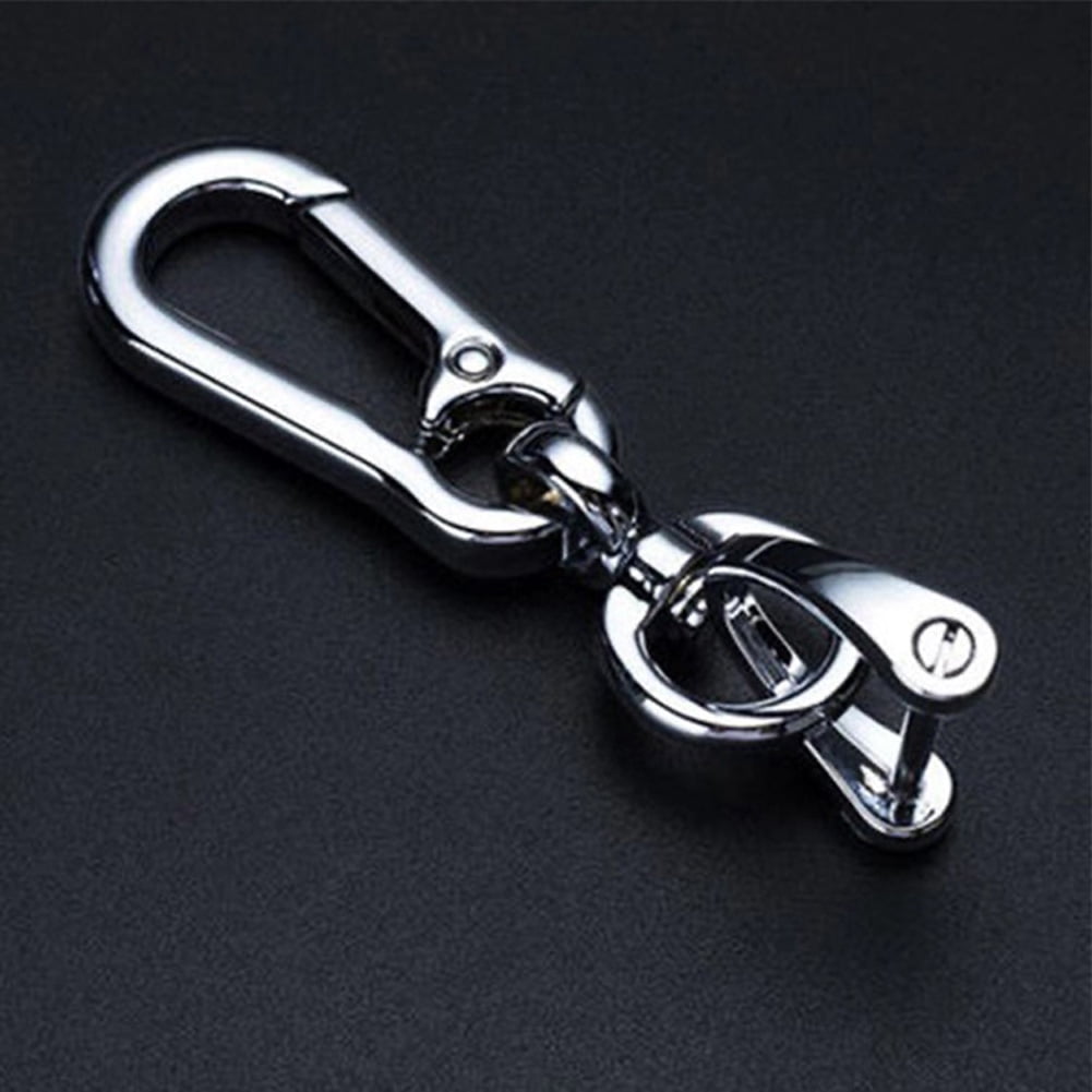 Stainless Steel Vehicle Key Ring Chain Holder Fob Keyring Trim Part Fashion Gift 