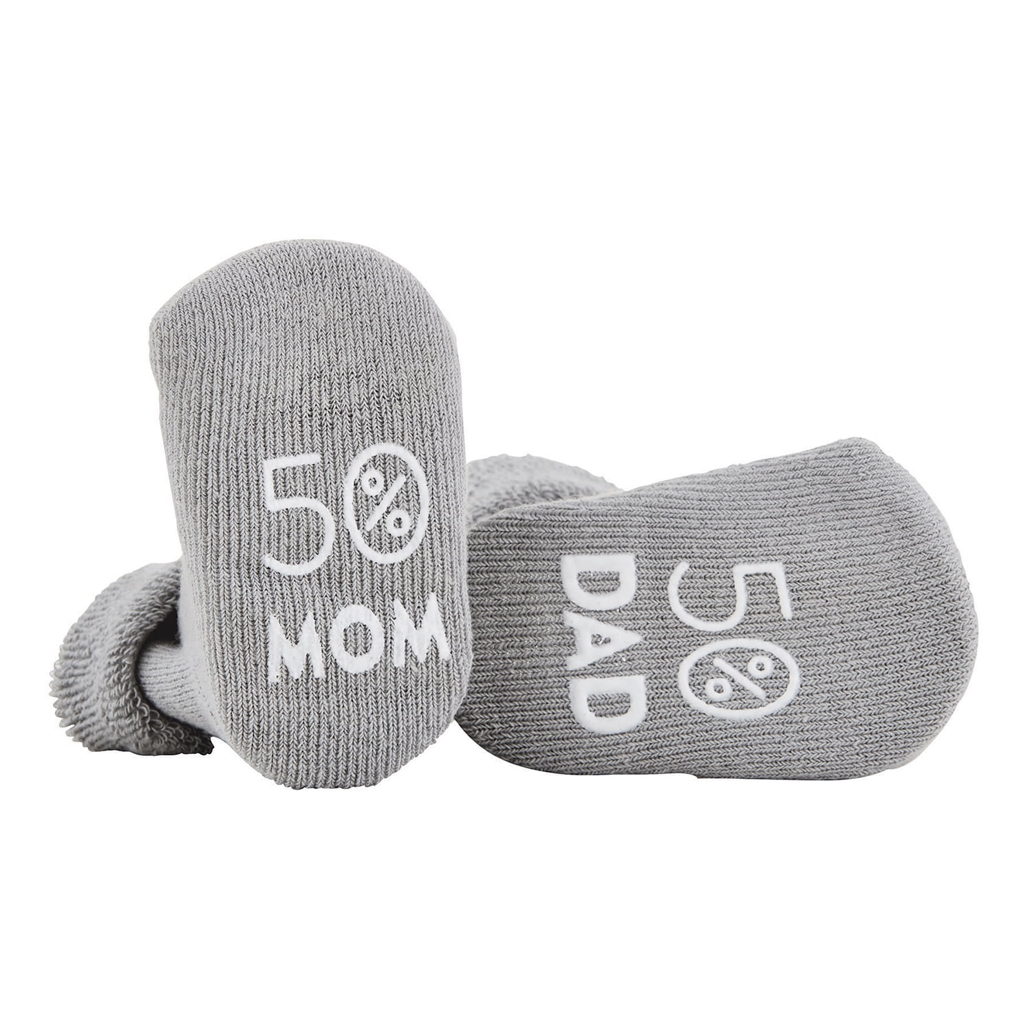 dad and baby socks