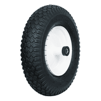Hi-Run Stud 4.80/4.00-8 4PR TL Wheelbarrow Tire and Wheel Assembly