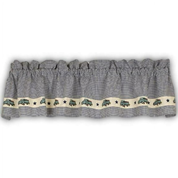 The Country House Collection 30650 Blue Truck Valance