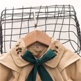 thumbnail image 2 of Vedolay Girls 2023 Suit Jackets Toddler Girl's Winter Jacket Lapel Button Down Coat Warm Outerwear,Khaki 3-4 Years, 2 of 5