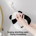 thumbnail image 6 of Yooshoverk Hanging Hand Towels - 6 Pack Super Absorbent Bamboo Velvet Wash Cloths - Cute Panda Print Kitchen Bath Towel with Loop - Quick Dry Cleaning Rags (16x27 inches), 6 of 9