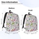 thumbnail image 2 of Balery Fun Animal with Unicorn Mochila Clásica Impresa Básica para Viaje, Mochila Escolar Resistente al Agua, Mochila de Lona con Correas Ajustables-Small, 2 of 5