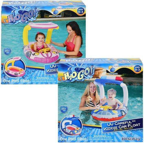 H2o Go 2 Pink Baby Car Seat Inflatable Leisure Pool Float Uv50 Careful for sale online