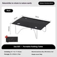 thumbnail image 1 of Ultralight Folding Camping Table, Set Up in Seconds, Aluminum Beach Compact Backpacking Table, 1 of 5