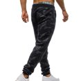 thumbnail image 4 of Vedolay Men Pants Pants for Men Solid Fashion Casual Loose Cotton Plus Size Pocket Lace Up Pants Overall Cargo Pants,Black XXL, 4 of 5