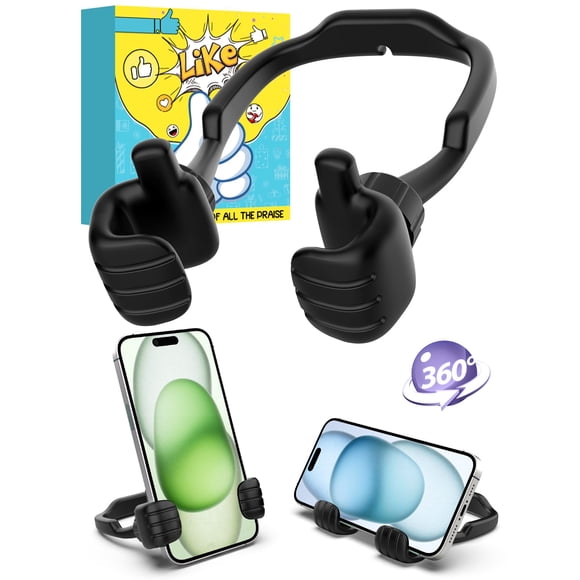 Soporte para teléfono CALDEVER, regalo de Navidad con los pulgares hacia arriba
