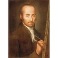 thumbnail image 3 of Miguel Rudecindo Contreras 14x18 Black Modern Framed Museum Art Print Titled - Portrait of Jose De Ibarra, 3 of 5
